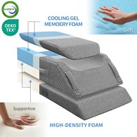 Oreiller d'élévation pour le genou, le pied et la jambe après une intervention chirurgicale, circulation sanguine, coussin d'élévation pour les jambes, soulagement de la douleur et du gonflement