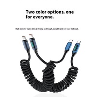 Kabel Data TPE Tipe-C Pengisian Cepat 120W 3A JY BJC-0088 untuk Ponsel iPhone, Penggunaan Lintas Negara