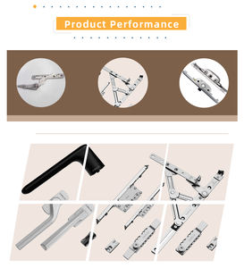 PDP Triple Vitrage Fenêtres <span class=keywords><strong>Ventilation</strong></span> Top Hung Fenêtre Manivelle pour Villa Maison - Product Image 3