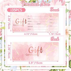 Tarjetas <span class=keywords><strong>de</strong></span> <span class=keywords><strong>Regalo</strong></span> en Blanco <span class=keywords><strong>para</strong></span> Clientes <span class=keywords><strong>de</strong></span> Bodas, Certificados <span class=keywords><strong>de</strong></span> <span class=keywords><strong>Regalo</strong></span> <span class=keywords><strong>para</strong></span> <span class=keywords><strong>Spa</strong></span> y Salón <span class=keywords><strong>de</strong></span> Belleza - Product Image 2