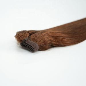 Queue de cheval 100% cheveux humains brésiliens Remy, vierges bruts, lisses et soyeux, vente en gros d'usine à prix compétitif, offre spéciale - Product Image 2