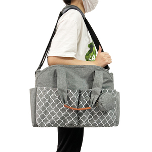 Bolsa de Pañales Ligera Personalizada, Bolsos de Mano para Mamá con Correa Ajustable, Múltiples Bolsillos, Bolsa de Mano Resistente para Uso Diario al Aire Libre - Product Image 6