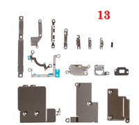 Vis complètes avec support de fixation métallique interne pour iPhone 5S SE 6 6S 7 8 Plus X XR XS MAX 11 12 13 Pro Max, petites pièces métalliques internes