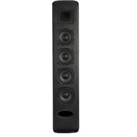 Haut-parleur colonne de conférence professionnel M-50EA 200W avec 4 woofers de 4 pouces et tweeter de 25 mm, système de sonorisation Line Array en aluminium