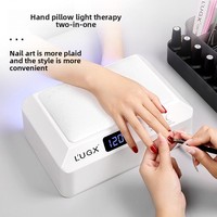 LUGX Lampe de photothérapie UV+LED transfrontalière 72W haute puissance à séchage rapide pour ongles, sans noircissement des mains, pour salon et vente en gros