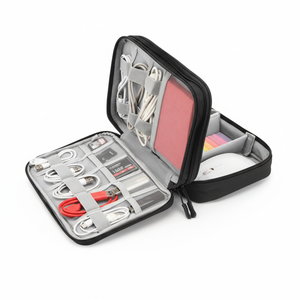 Oxford Travel Storage <b>Bag</b> Rectangle Transparent Portable Space Saving Minimalist Design <b>Compression</b> Type For Mobile Phone - Product Image 1