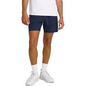 Custom Men's Elastic Waist Quick Dry Breathable Mid Waist Polyester Running Shorts for Fitness Gym <b>Athletic</b> - Product Image 2