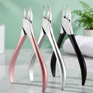 Coupe-cuticules personnalisés pour ongles incarnés - Acier inoxydable argent/noir/or rose - Product Image 4