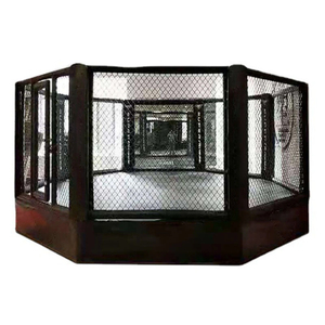 Prix d'usine, cage de combat MMA professionnelle pour entraînement, compétition UFC, ring de boxe octogonal, structure en acier inoxydable, certifiée CE - Product Image 3