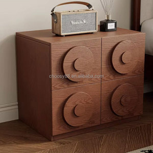 Gran oferta, aparador de madera maciza Retro Simple moderno, diseño de forma creativa para el hogar, combinación gratuita, sala de estar, dormitorio, comedor, hoteles - Product Image 5