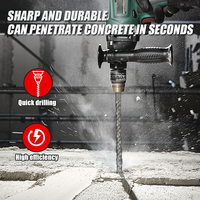Marteau électrique SDS Plus de haute qualité à tête cruciforme pour murs, granit, béton, foret Hilti