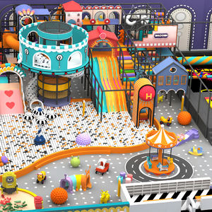 <span class=keywords><strong>Parc</strong></span> d'attractions intérieur populaire 2025, style forêt, centre de divertissement, toboggans pour enfants, piscine à balles, trampoline pour 50 à 200 enfants - Product Image 6