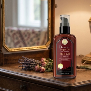 Disaar 120ml, Sérum Capilar Orgánico de Queratina y Aceite de Argán para el Cuidado del Cabello, Estilizado, Nutrición y Reparación, para Hombres y Mujeres, Marca Privada - Product Image 6