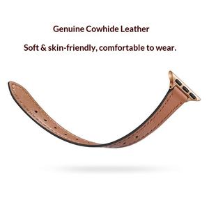 Correa de Reloj de Cuero Genuino de Lujo Personalizada para Reloj 10 9 S11 Ultra <span class=keywords><strong>2</strong></span>, Correa de Repuesto Elegante para Mujer - Product Image 3