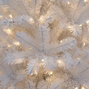 Lighted White Dense PVC Christmas <b>Tree</b>, Full Sizes Available, Automatic <b>Tree</b> for Living Room & Mall Decoration - Product Image 5
