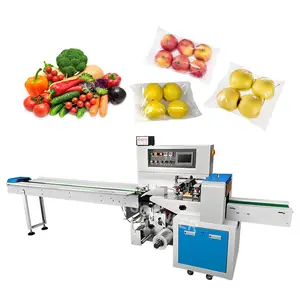 Automatic horizontal pouch bag orange apple lemon fresh fruit packing machine