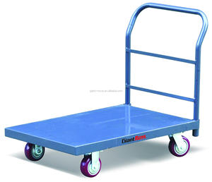 Chariot de transport industriel à structure métallique robuste, chariot de transport lourd, chariot de supermarché - Product Image 5