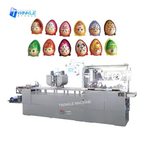 Automatic chocolate funny egg blister packing making machine