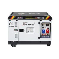 Générateur diesel monocylindre Hiearns New Model DG18000SE3 12 kW, système refroidi par air, utilise un moteur diesel de 25 ch HR998