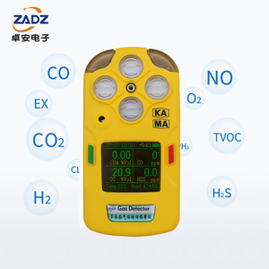 4-in-1 Digitaler Industrieller Gasdetektor Ex-Zertifizierter Lecksucher für CH4/O2/CO/CO2 Multi-Parameter Giftige Brennbare Gase - Product Image 6