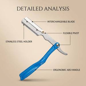 Rasoio Professionale in Acciaio Inossidabile per Barbieri, Affilato per Taglio Capelli e Barba, per Uomo, Salone e Cura Personale - Product Image 3
