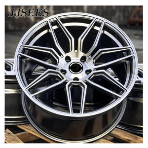 JJSEES - Llantas Forjadas Monobloque Cóncavas 5x120 para Autos Deportivos, Llantas Cóncavas Forjadas de 19 y 20 Pulgadas para Corvette C6 C7 Z06 - Product Image 1