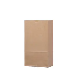 Hot sales Paper Packing Brown Paper Kraft Bags Food Bags with Window Custom Packaging Bags