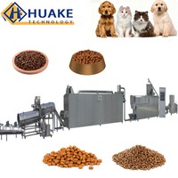 Équipement de production de granulés d'aliments secs pour chiens et chats à haute efficacité, ligne de production