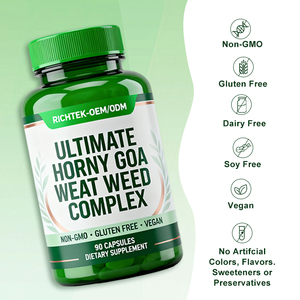 Simply <span class=keywords><strong>Herbal</strong></span> Horny Goat Weed Kapseln für Männer und Frauen Erhöhtes Vertrauen und Ausdauer Vitalität 90 Kapseln - Product Image 4