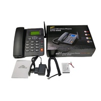 Teléfono Fijo Inalámbrico 4G LTE con Tarjeta SIM, Teléfono de Escritorio GSM Inalámbrico 4G 6588-4G con Banda 4G B1/B2/B3/B7/B8/20/B38/B41