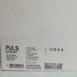 Alimentation électrique sur rail DIN Puls Qs5.241 24V 480W de qualité industrielle, norme européenne - Product Image 1