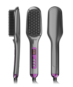Produsen Sikat Pelurus Rambut Profesional, Sisir Pelurus Rambut Elektrik Panas dengan Ion Negatif - Product Image 6