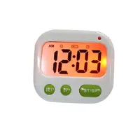 Jam Alarm Digital Multifungsi LCD Stopwatch 24 Jam Waktu Hitung Mundur Olahraga Memasak Dapur (Musik/Getaran)