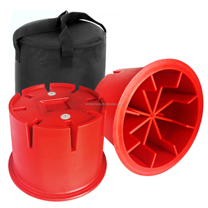 GT-25P plastik sabitleyici römork dil Jack standı RV Jack blok kamp römorku motorum karavan park ekipmanları için - Product Image 3