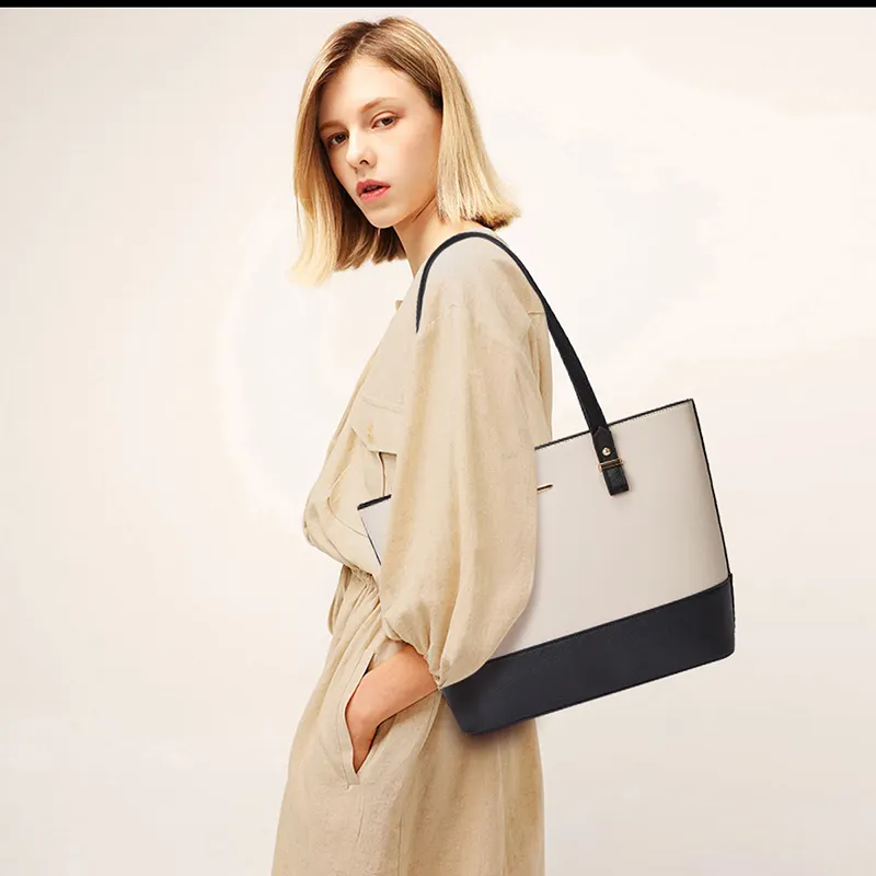 Ready Stock Trendy Fashion Crossbody Purse and Handbag 3in1 Vegan Leather Luxury Woman Tote Bag Set Bolsa De Mujer Bolsos Canta