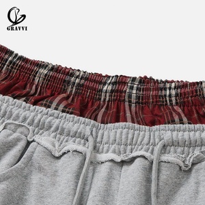 Pantalon de survêtement unisexe en molleton épais, coupe oversize, jambe large, taille haute, avec cordon de serrage, style streetwear personnalisé, OEM ODM - Product Image 4
