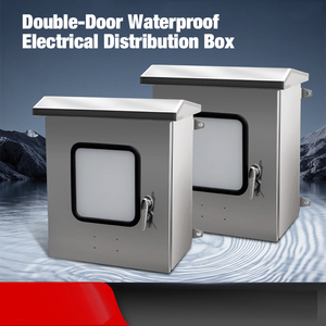 कस्टम आकार आउटडोर घरेलू स्टेनलेस स्टील वाटरप्रूफ बॉक्स विद्युत नियंत्रण वितरण बॉक्स - Product Image 5
