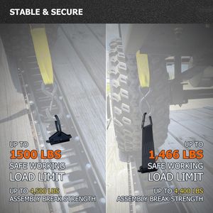 Lot de 4 anneaux toriques E-Track et 2 ancrages de fixation à corde de 2 po x 6 po, capacité de charge de 1500 lb <span class=keywords><strong>pour</strong></span> camion, remorque fermée, camionnette à plateau - Product Image 4