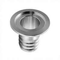Raccord cannelé KF en acier inoxydable 304 pour tuyau sous vide KF16 KF25 KF40 KF50, adaptateur cannelé pour tube en silicone, pompe de laboratoire