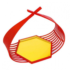 Plat de service hexagonal portable à double compartiment, assiette à fruits et à sushis, panier alimentaire pour hôtel et restaurant, panier à collations pour cuisine japonaise - Product Image 5