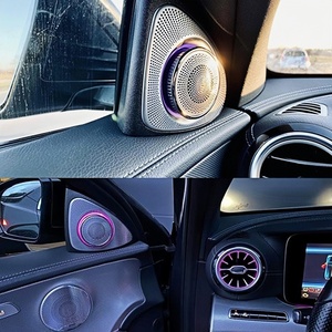 ไฟสตรีมเมอร์สี RGB สำหรับ W213 E53 E-class ปี 2016-2023 ไฟ Ambient Light รถยนต์ ชุดติดตั้งลำโพง 4D แบบใหม่ 64 สี ติดตั้งช่องแอร์ได้อย่างแม่นยำ - Product Image 5