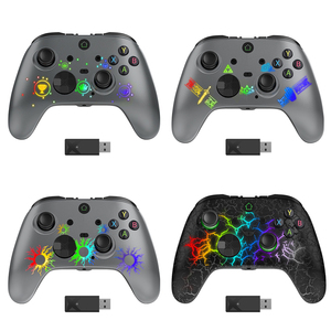 Manette <span class=keywords><strong>de</strong></span> jeu sans fil 2,4 G avec lumière RVB et double vibration pour Xbox Series S/X, stock d'usine, vente en gros, logo personnalisé - Product Image 3