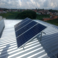 Kit de montage solaire ajustable en alliage d'aluminium le plus populaire pour panneaux photovoltaïques, support de fixation pour toit en tôle et toit plat |   Art Sign
