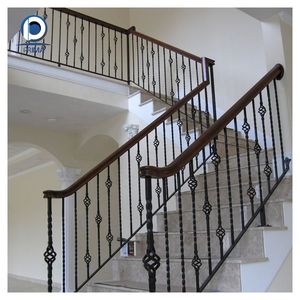 Recinzione Ornamentale Prima Tagliata al <span class=keywords><strong>Laser</strong></span>, Ingresso in Metallo Fatto a Mano con Dettagli a Spirale, <span class=keywords><strong>Ringhiera</strong></span> Tradizionale in Ferro Battuto - Product Image 2