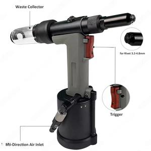 Pistola Remachadora Neumática de Auto-Succión Modelo SY-6000M, Fuerza de Tracción 9400N, Velocidad sin Carga 3000/min, Consumo de Aire 70L/min - Product Image 3