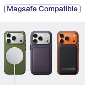 Funda Protectora 2 en 1 para iPhone 17, Tejida, con Soporte y Función de Cartera, Compatible, Venta al Por Mayor - Product Image 4