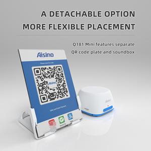 Hộp SoundBox Thanh Toán Bằng Mã QR Ailino 4G/WIFI Q181 MSME Giá Đỡ Bộ Sưu Tập Ví Điện Tử Với Loa Phát Thanh Bằng Giọng Nói Dành Cho Thanh Toán Kỹ Thuật Số - Product Image 4