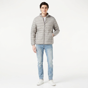Cotton Filled High Quality Luxury Custom Brand Puffer Jackets Winter Outdoor <b>Bubble</b> <b>Coats</b> Men's Clothing Waterproof Stand Front - Product Image 1