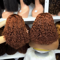 Perruque en cheveux humains naturels double densité 5x5 sans colle, bouclée Roma, ondulée, Remy, livraison sous 3 jours