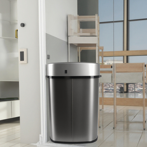 Chất Lượng Cao Thông Minh Chất Thải Bin ABS + 410 SS Không Gỉ Cảm Biến Thùng Rác Có Thể - Product Image 3